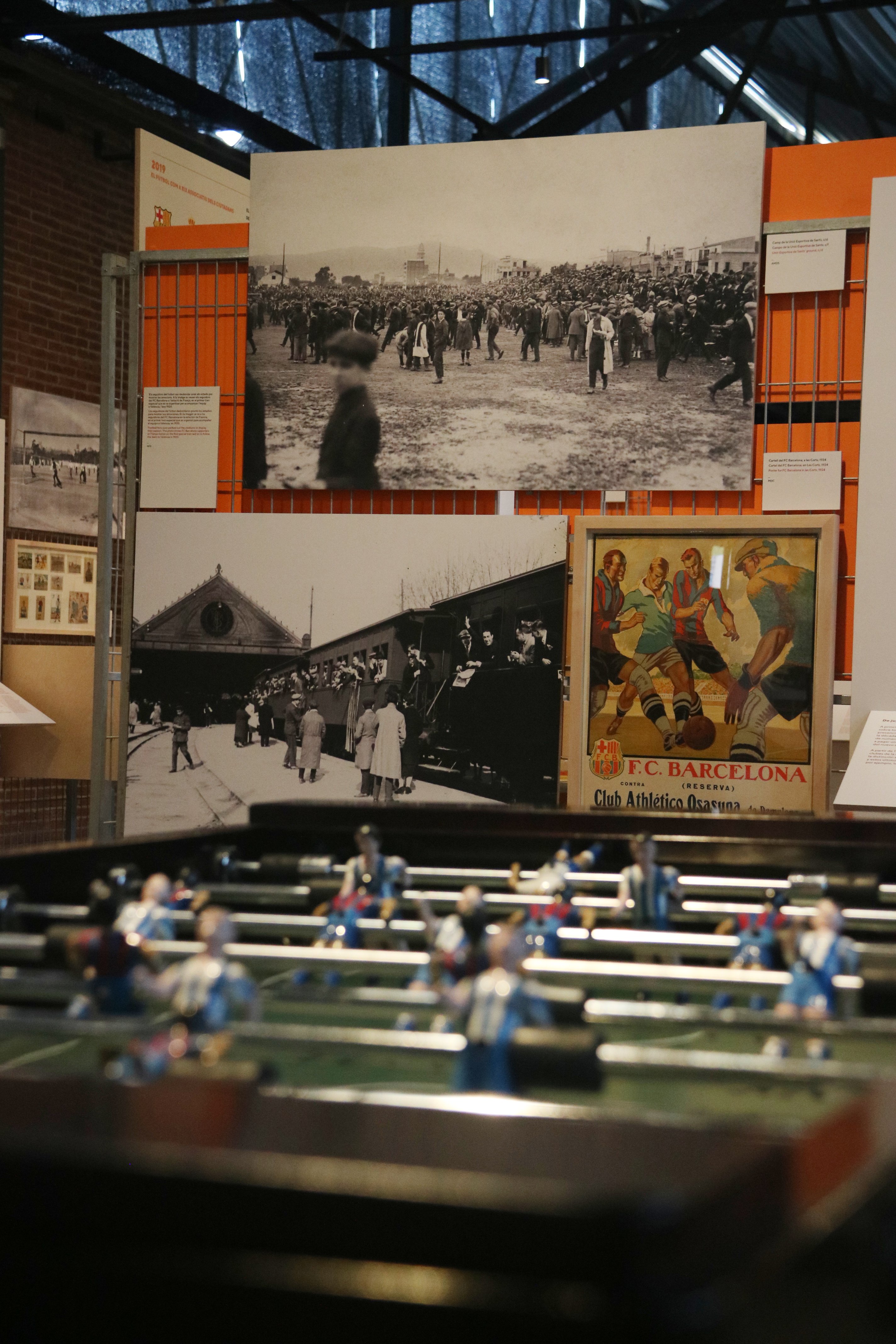 En Barcelona el fútbol es cultura y se juega en el museo