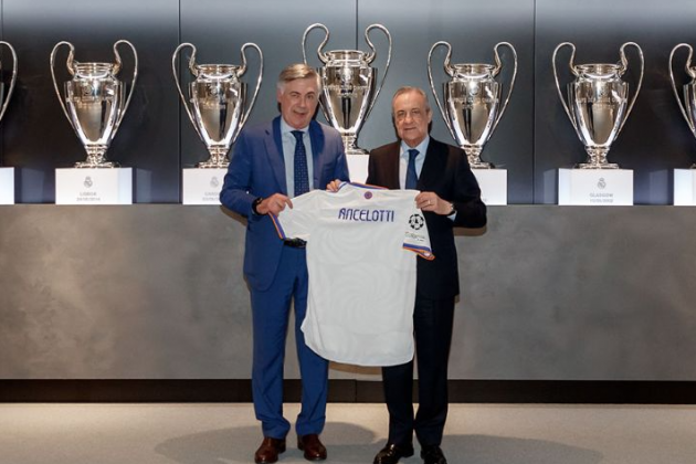 Anelotti con Florentino Perez