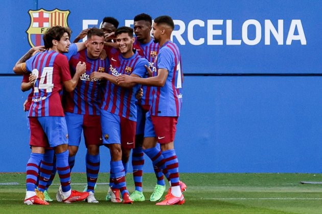 Celebracion Barca gol EFE