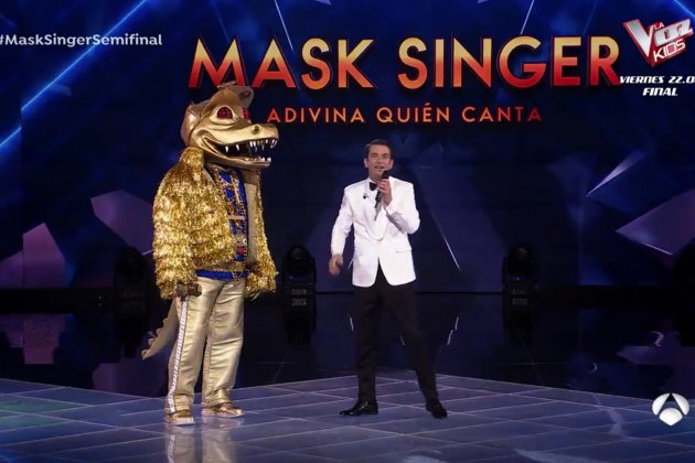 Arturo Valls y cocodrilo Mask Singer Antena 3