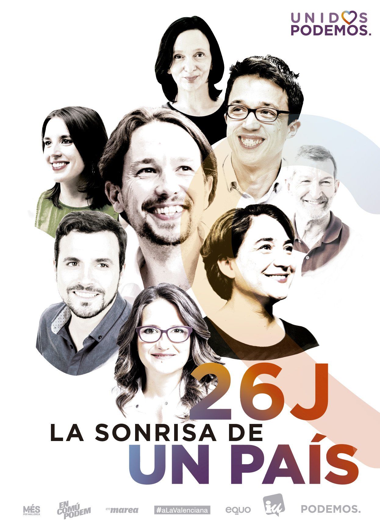 Per què surt Colau i no Domènech al cartell de Podemos?