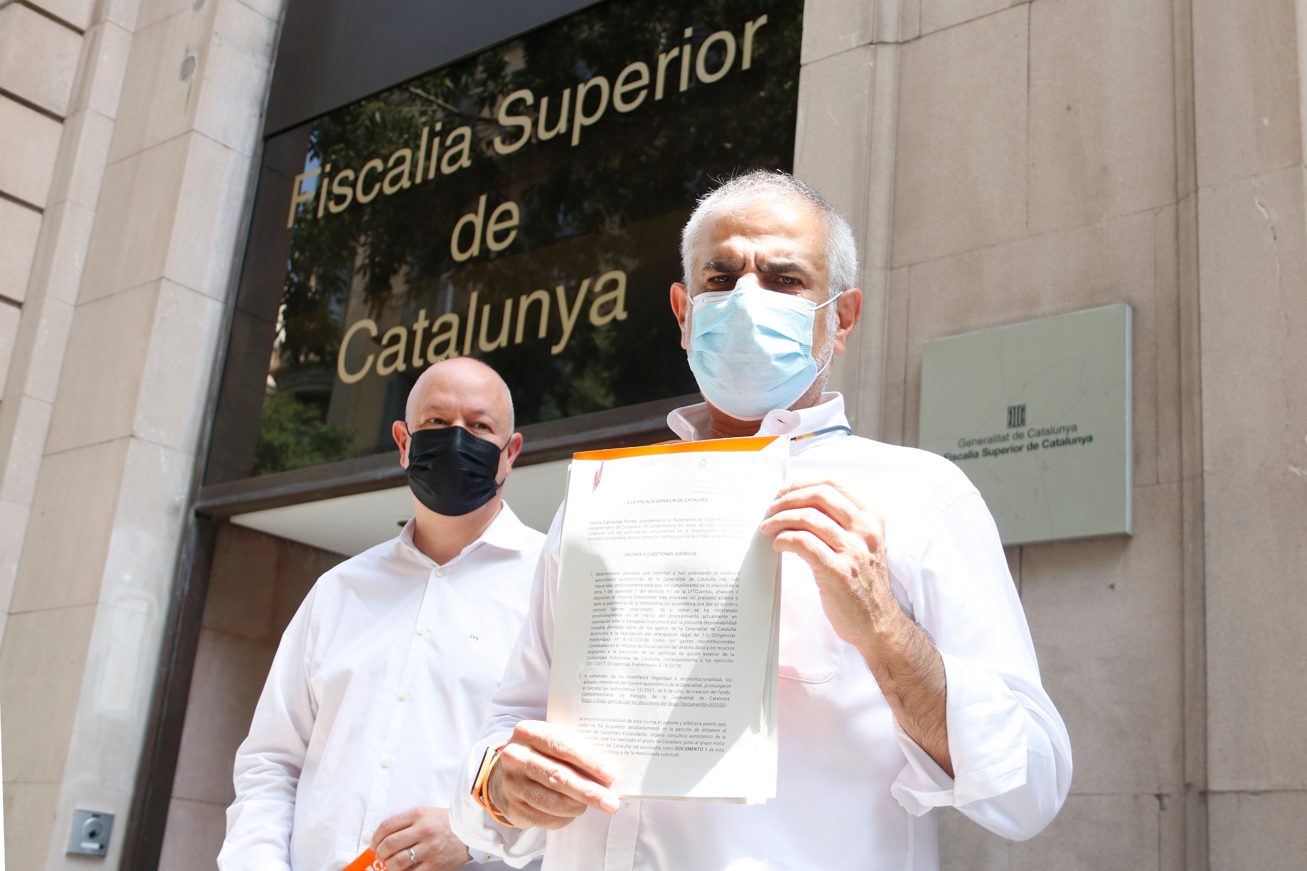 Ciutadans denuncia a la junta directiva del ICF y todo el Govern por los avales