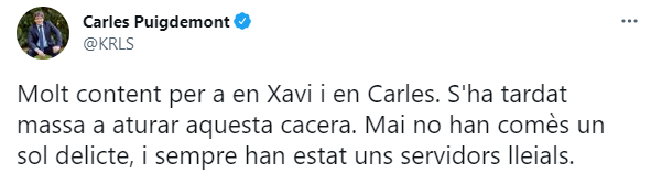 TUIT Puigdemont