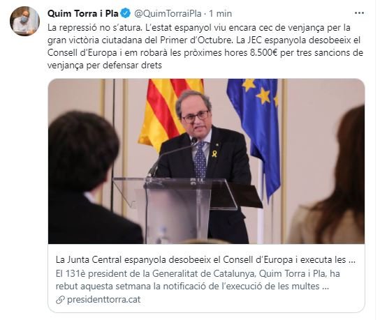 TUIT TORRA sanciones JEC