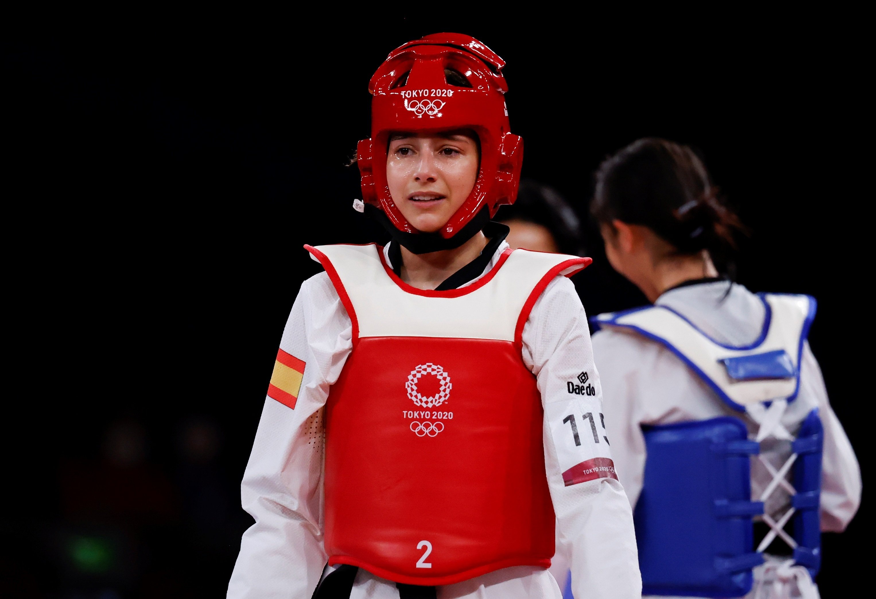 Adriana Cerezo, de 17 anys, es queda a 5 segons d'aconseguir l'or a taekwondo