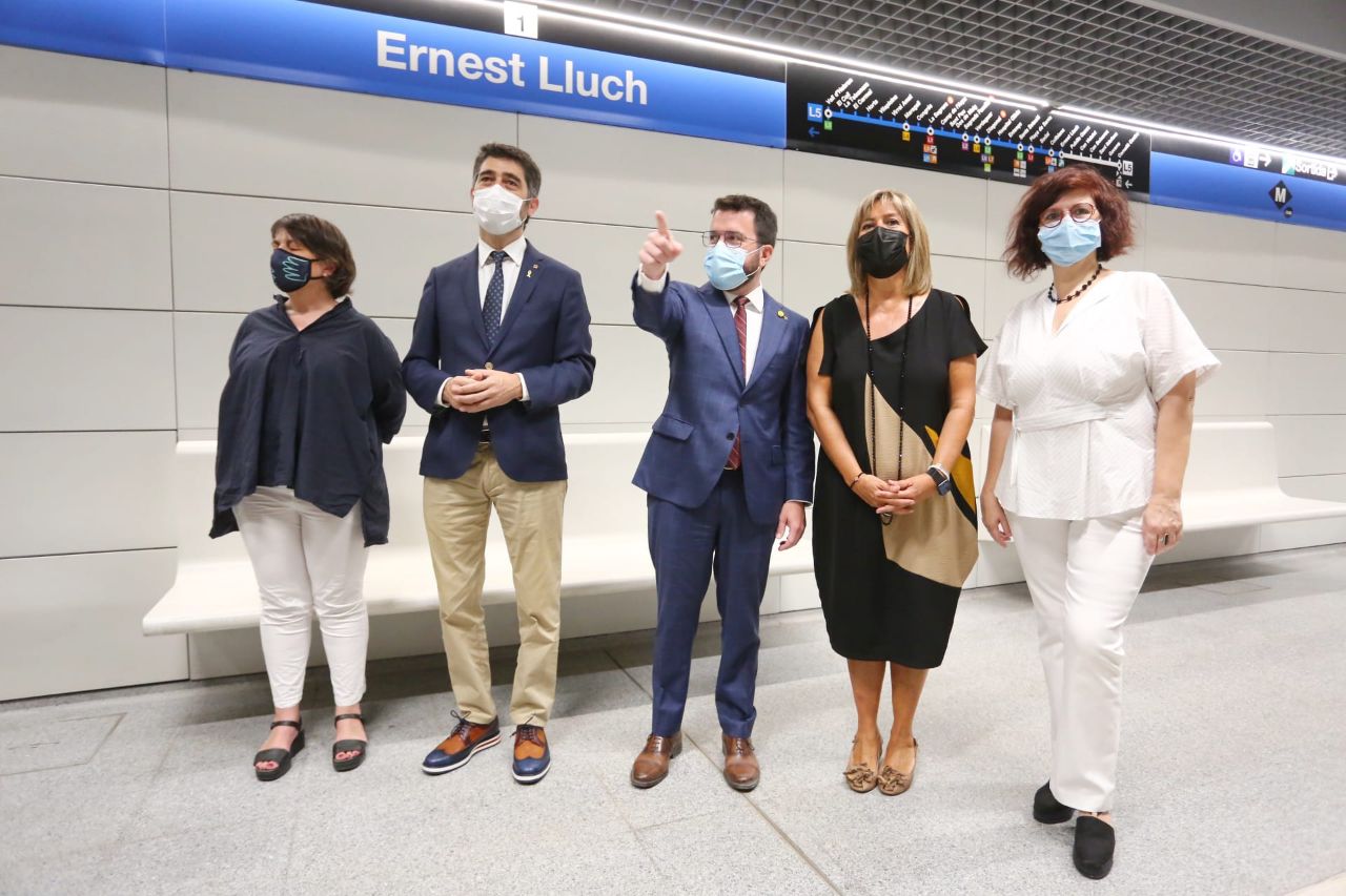 La nueva estación Ernest Lluch mejora la conexión entre Barcelona y Hospitalet