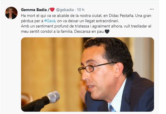 TUIT Gemma Badia mnort Didac pestaña TUIT Gemma Badia mnort Didac pestaña