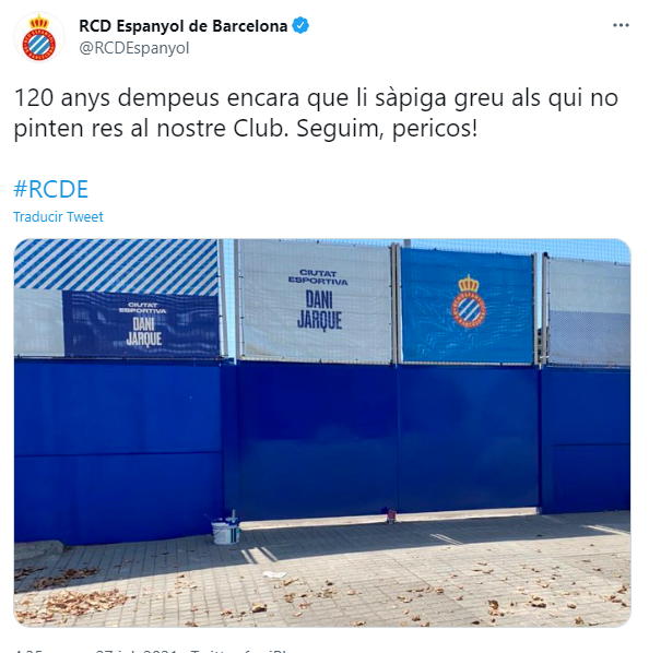 caputra fachada ciudad deportiva dani jarque español @rcdespanyol