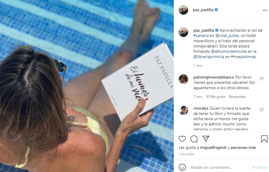 Paz Padilla con su libro 'El Humor de mi vida' @pazpadilla