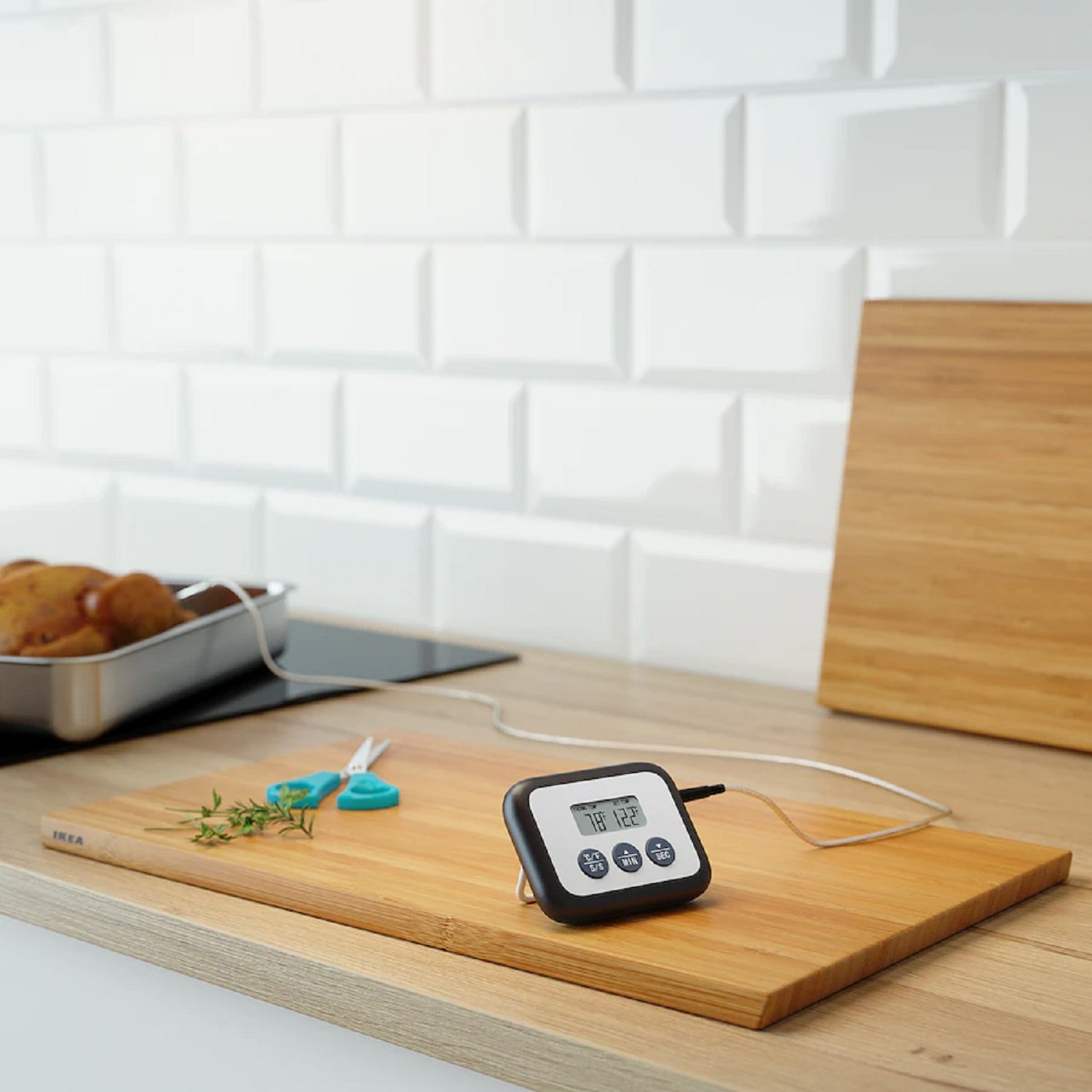 El termómetro digital de Ikea para conseguir el punto perfecto en la cocina