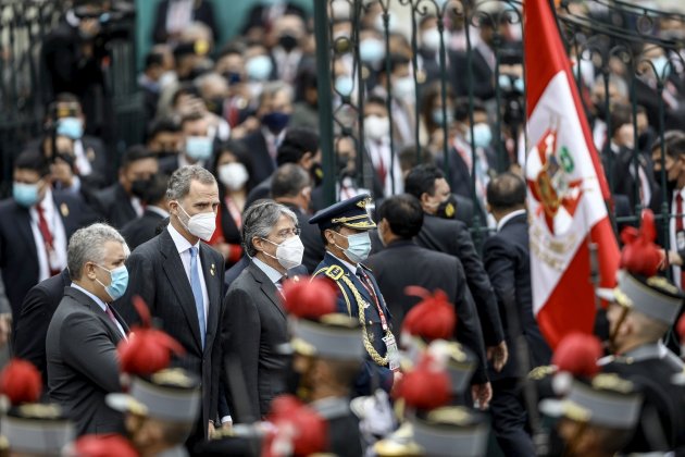Felipe VI ceremonia Pedro Castillo presidente Perú / Efe