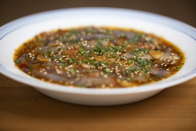 Berenjenas al me estilo sichuan Gastronomia la Gourmeteria - Sergi Alcàzar 