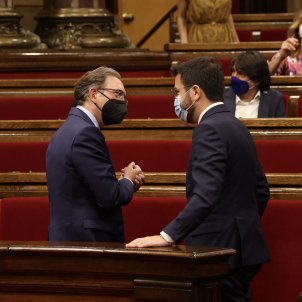 Jaume Giró conseller Economia Pere Aragones Parlament - Sergi Alcàzar