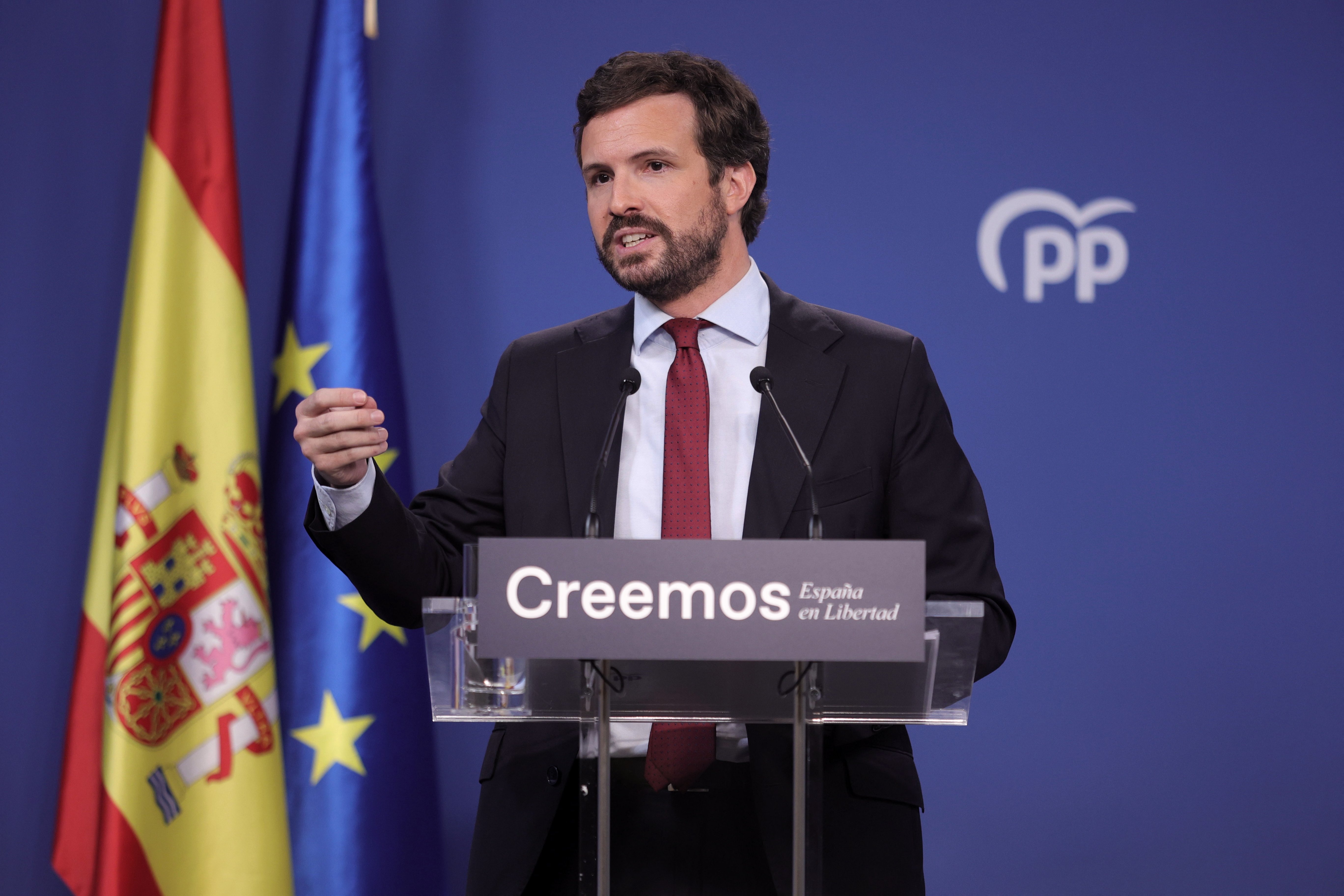 pablo casado comparecencia 29 julio 2021 europa press