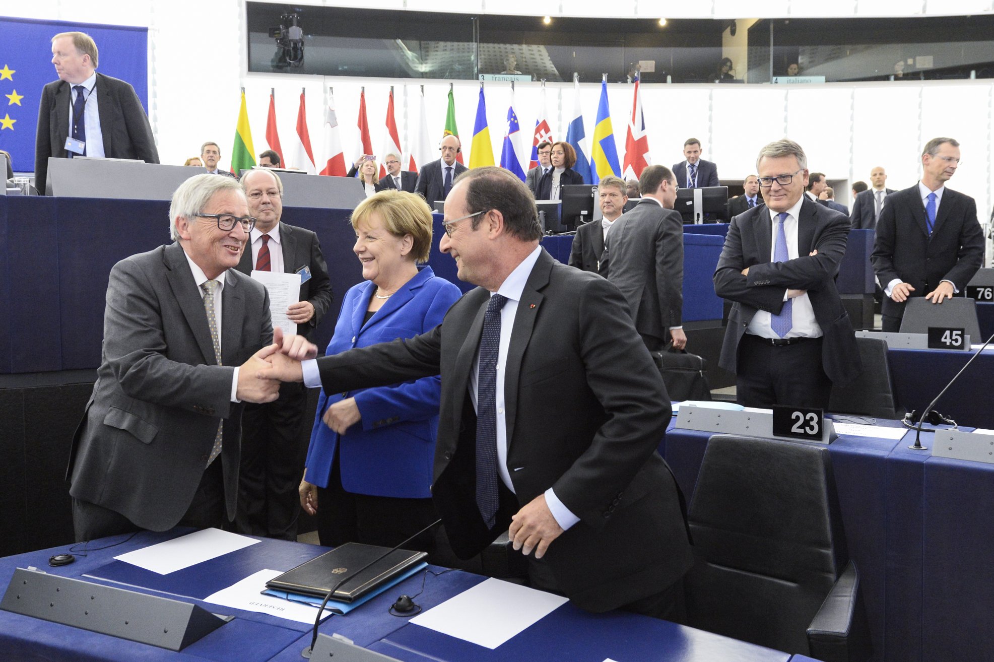 Los 27 de la Unión Europea preparados para definir las líneas del Brexit