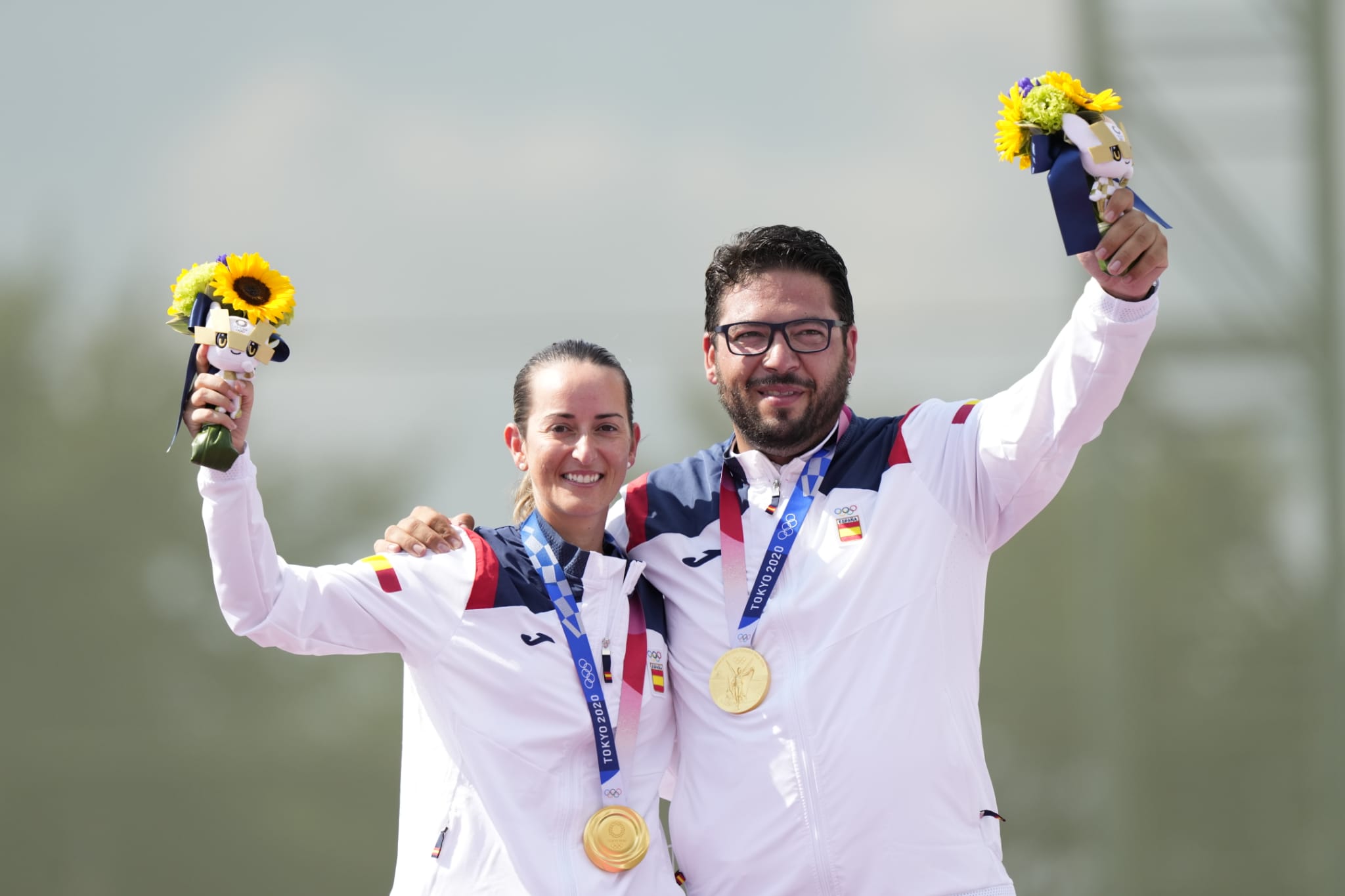 Los tiradores Fátima Gálvez y Alberto Fernández consiguen el primer oro español
