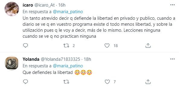 respuestas a Patiño Tw