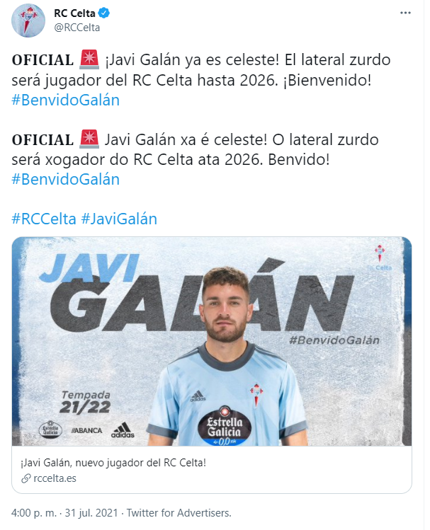 javi galan celta