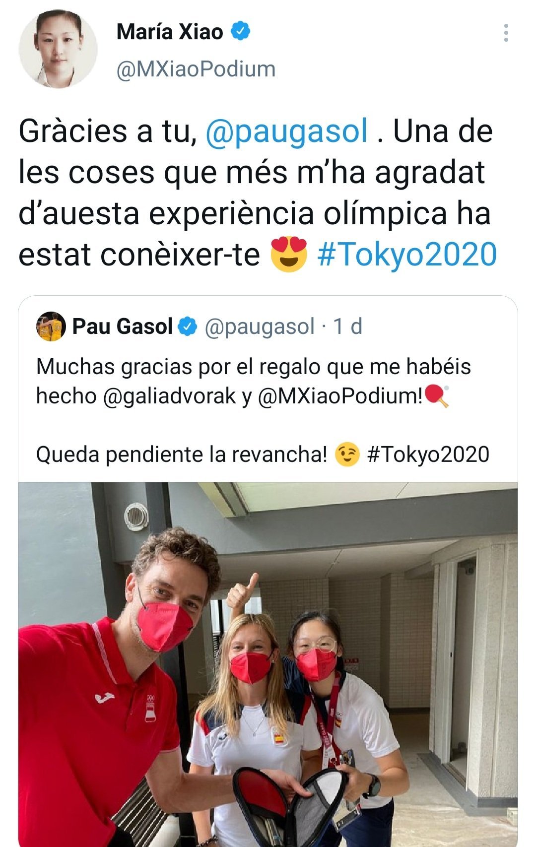 María Xiao en catalán TW