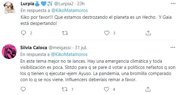 criticas en Kiko Matamoros 