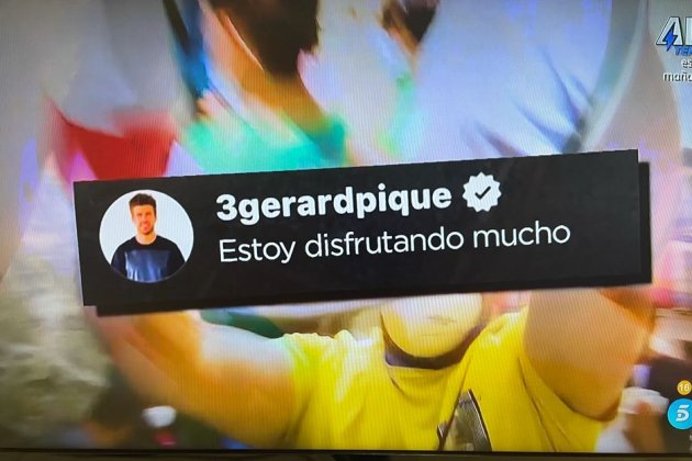 Gerard Pique a Iker Casillas directo Telecinco