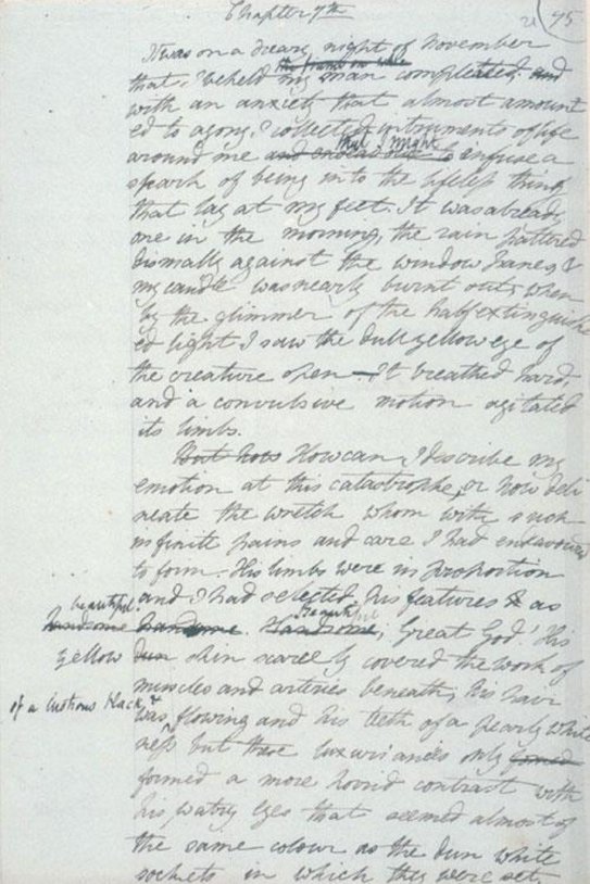 Frankenstein Manuscrito