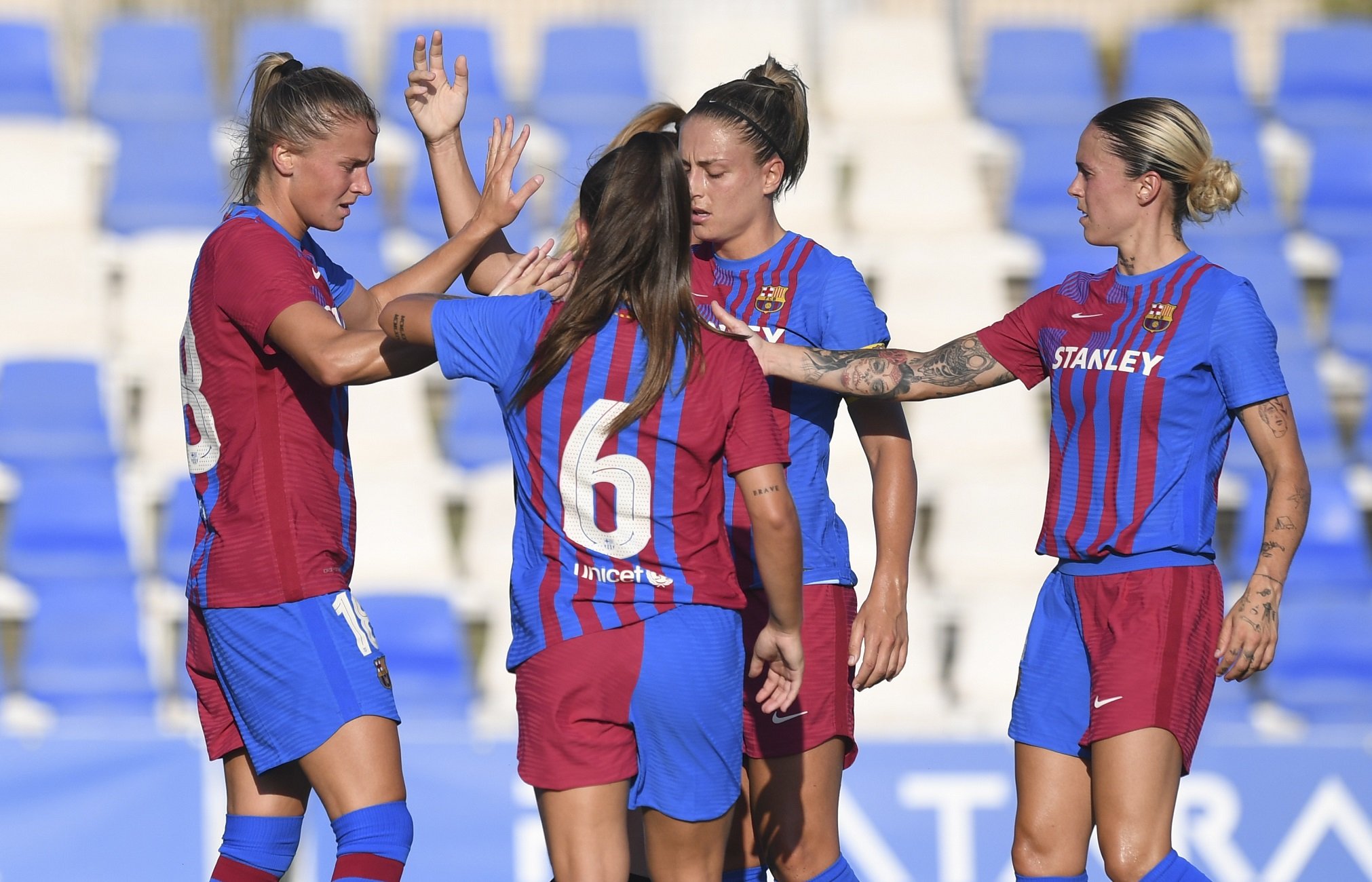 El Barça femení s'exhibeix contra l'Elx (0-17) en el seu primer partit