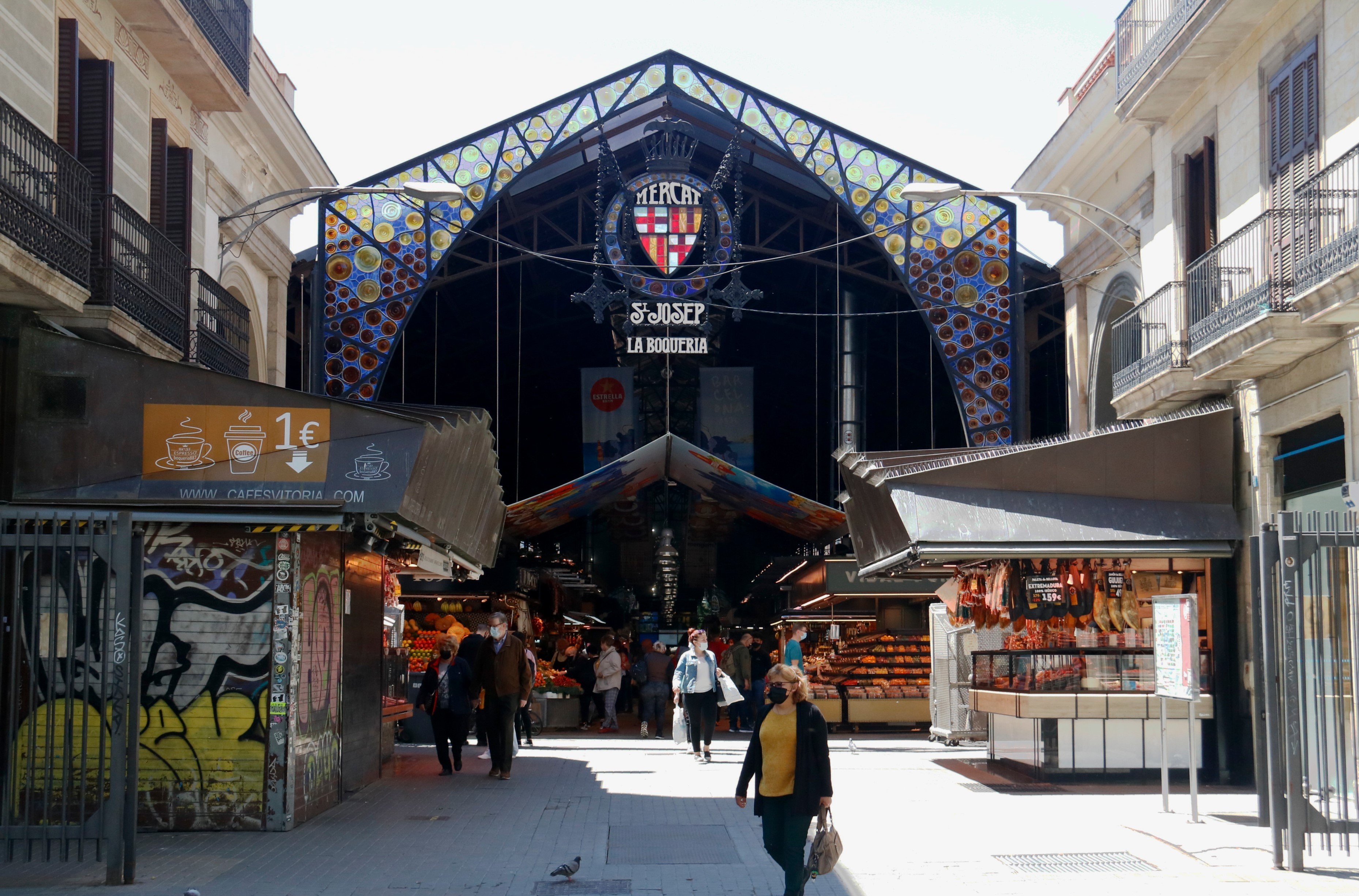 El Mercat de la Boqueria no obrirà els diumenges ni els festius