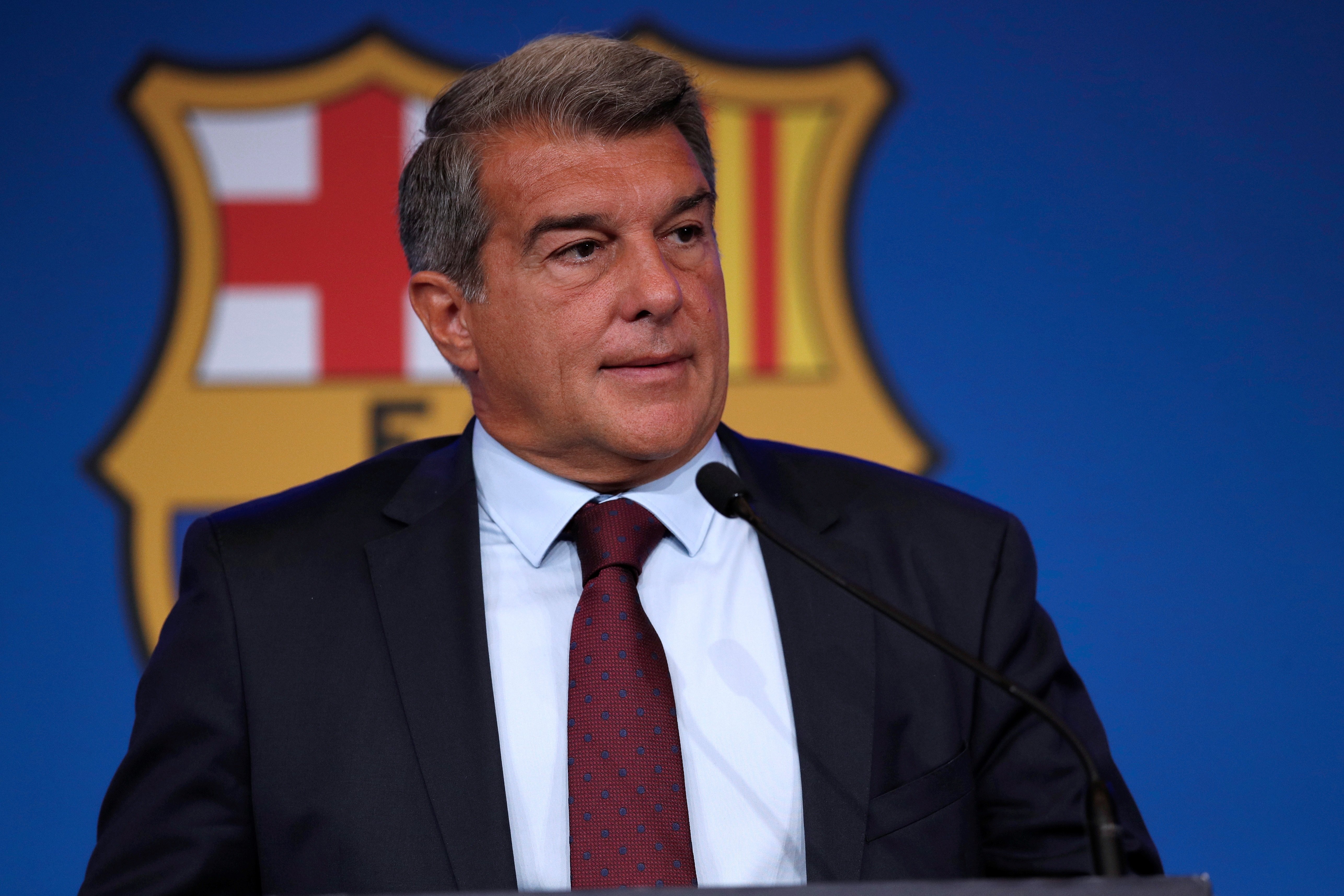 Gest il·lusionant de Laporta pel fitxatge estrella que vol el Barça: el City de Guardiola serà el rival