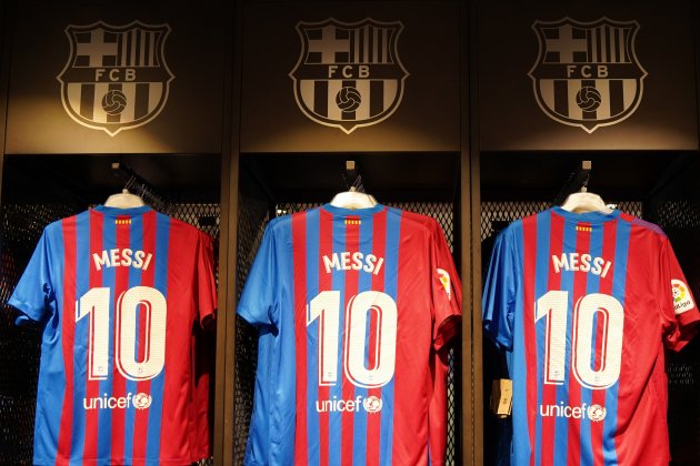 Leo Messi tienda Barça / Marc Ortín
