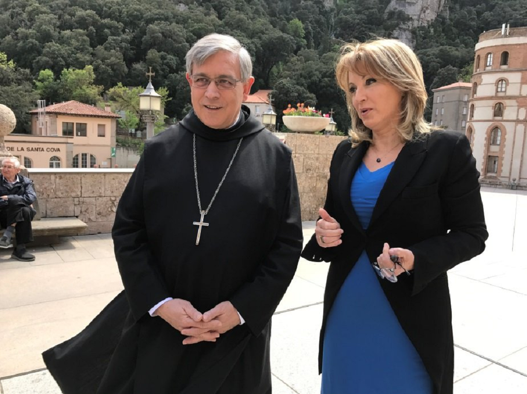 El abad de Montserrat, dispuesto a hacer de puente "con quien sea" entre el proceso y el Estado