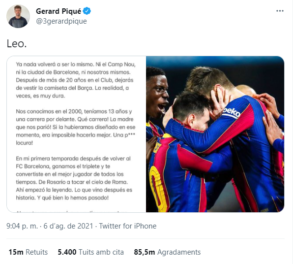 TUIT GERARD PIQUE