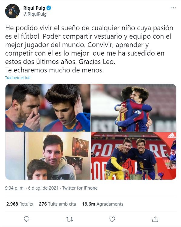 TUIT Riqui Puig