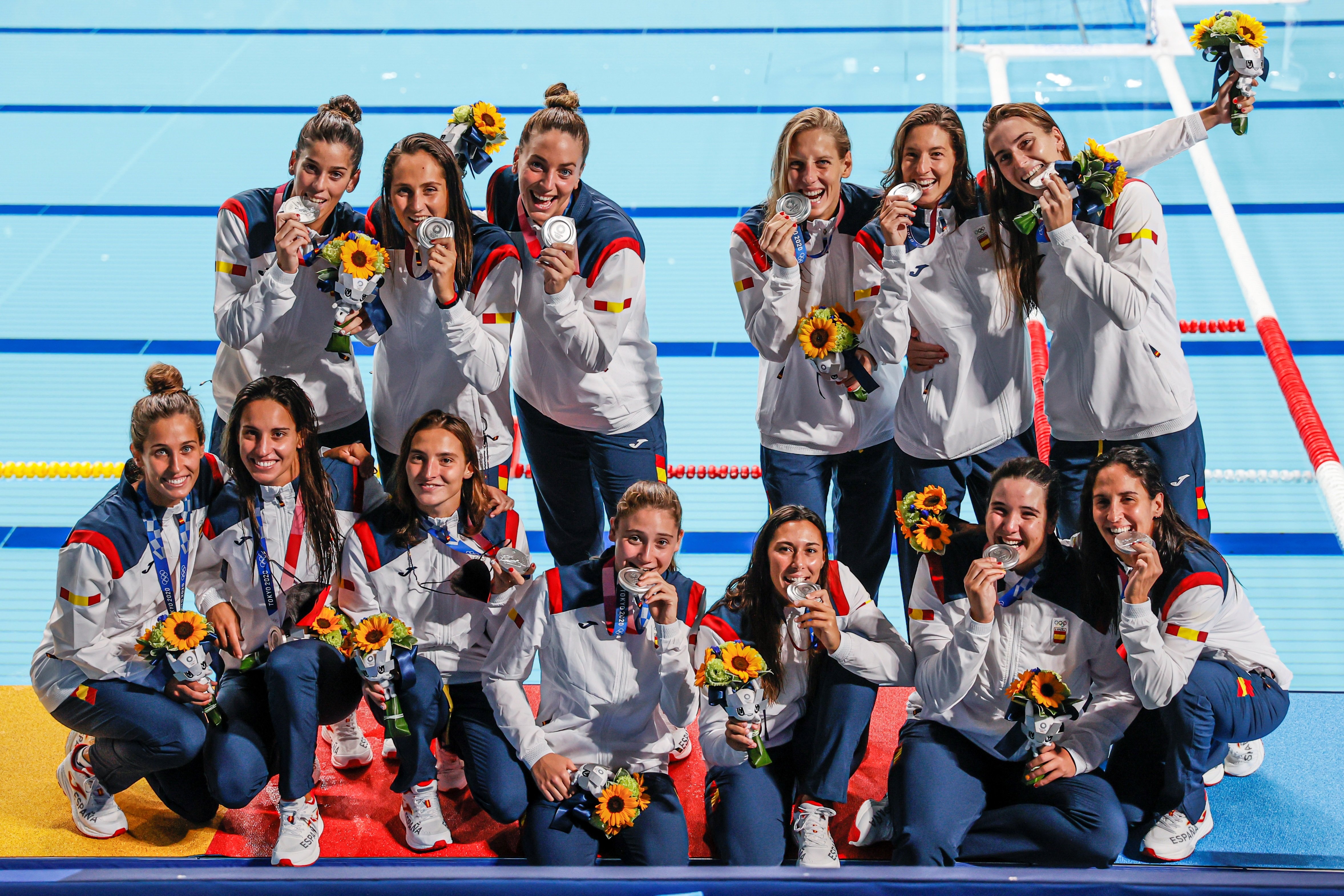 Seleccion espanola femenina waterpolo plata Juegos Olimpicos Tokio EFE
