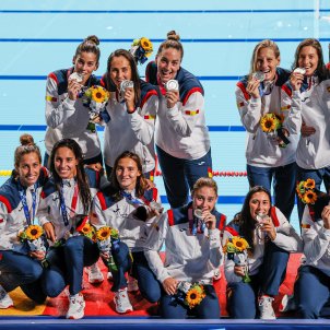 Seleccion espanola femenina waterpolo plata Juegos Olimpicos Tokio EFE