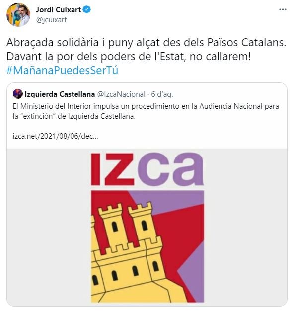 TUIT jordi cuixar izquierda castellana