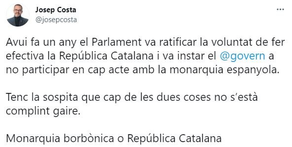 TUIT josep costa republica monarquia