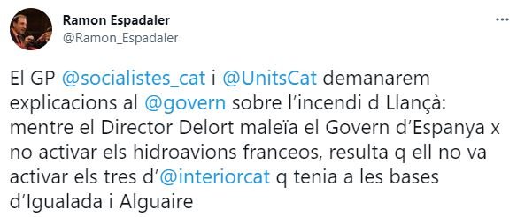 TUIT ramon espadaler incendios