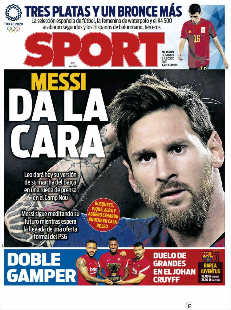 Sport Portada 08 08 2021