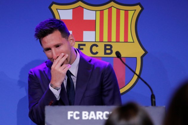 leo messi barca rueda prensa despedida efe