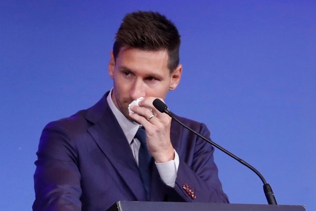 leo messi barca rueda prensa despedida efe