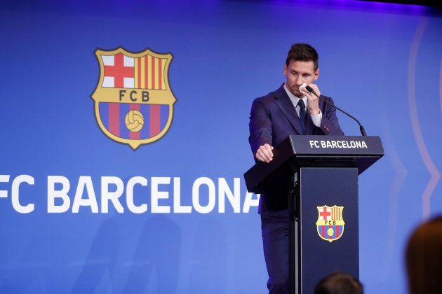 leo messi barca rueda prensa despedida efe