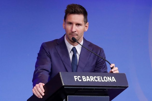 leo messi barca rueda prensa despedida efe