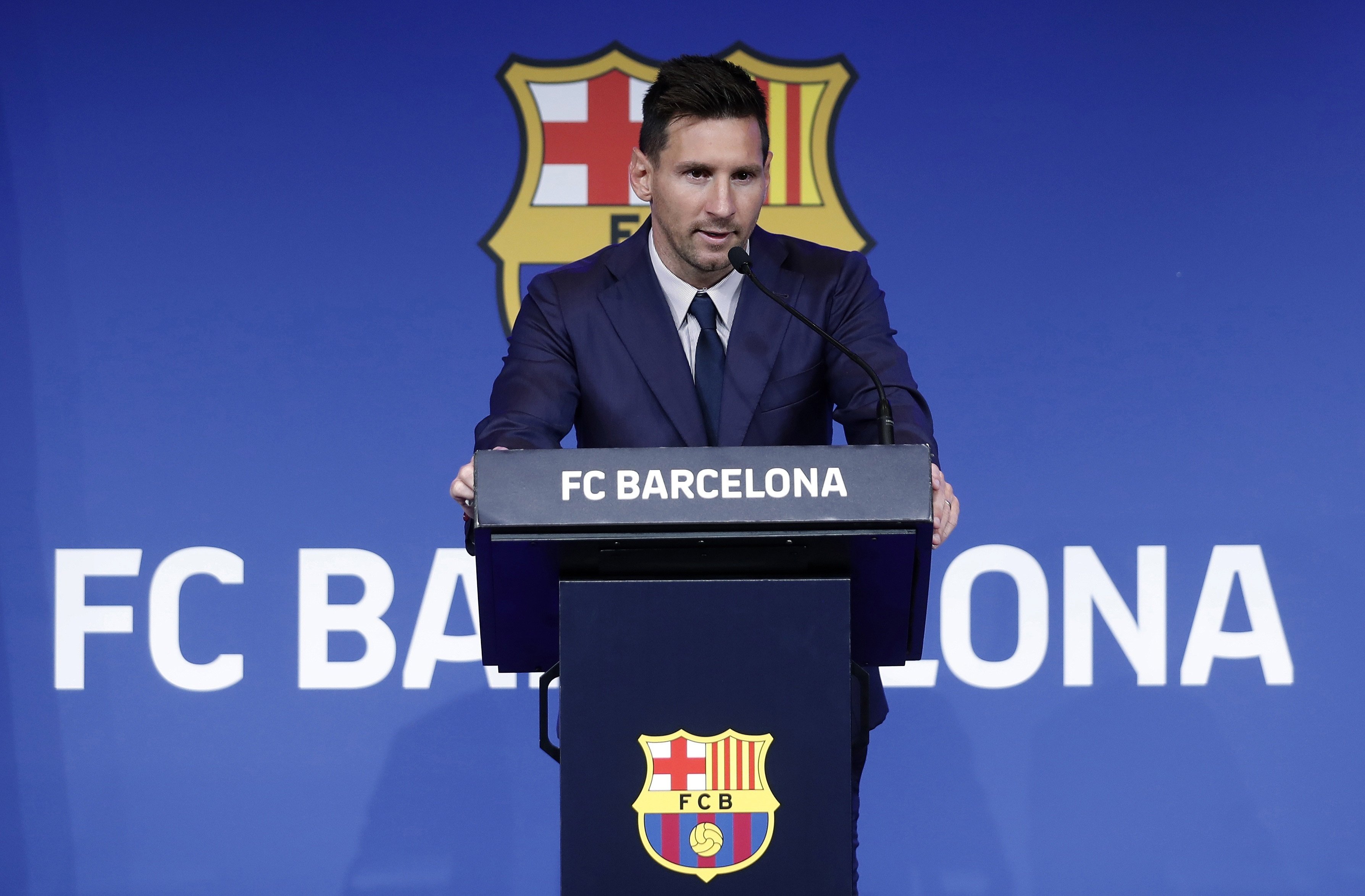 L'impecable discurs de Messi acomiadant-se del Barça