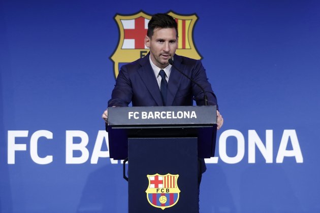 Messi rueda prensa Barca EFE Messi rueda prensa Barca EFE
