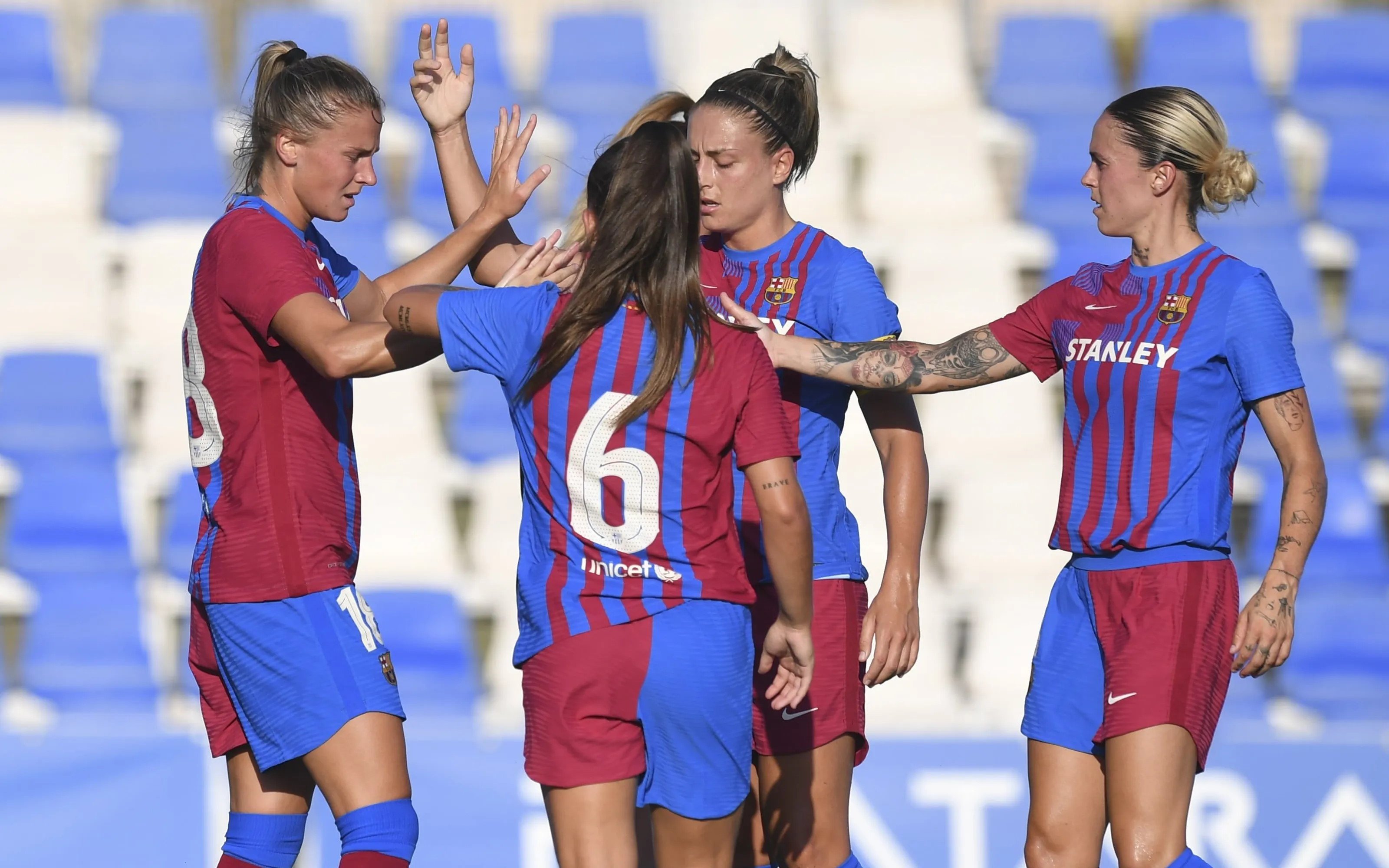 Barça-Juventus: goleada blaugrana en el primer Gaper femenino