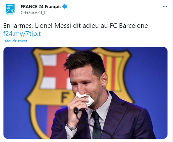 FRANCE tuit messi
