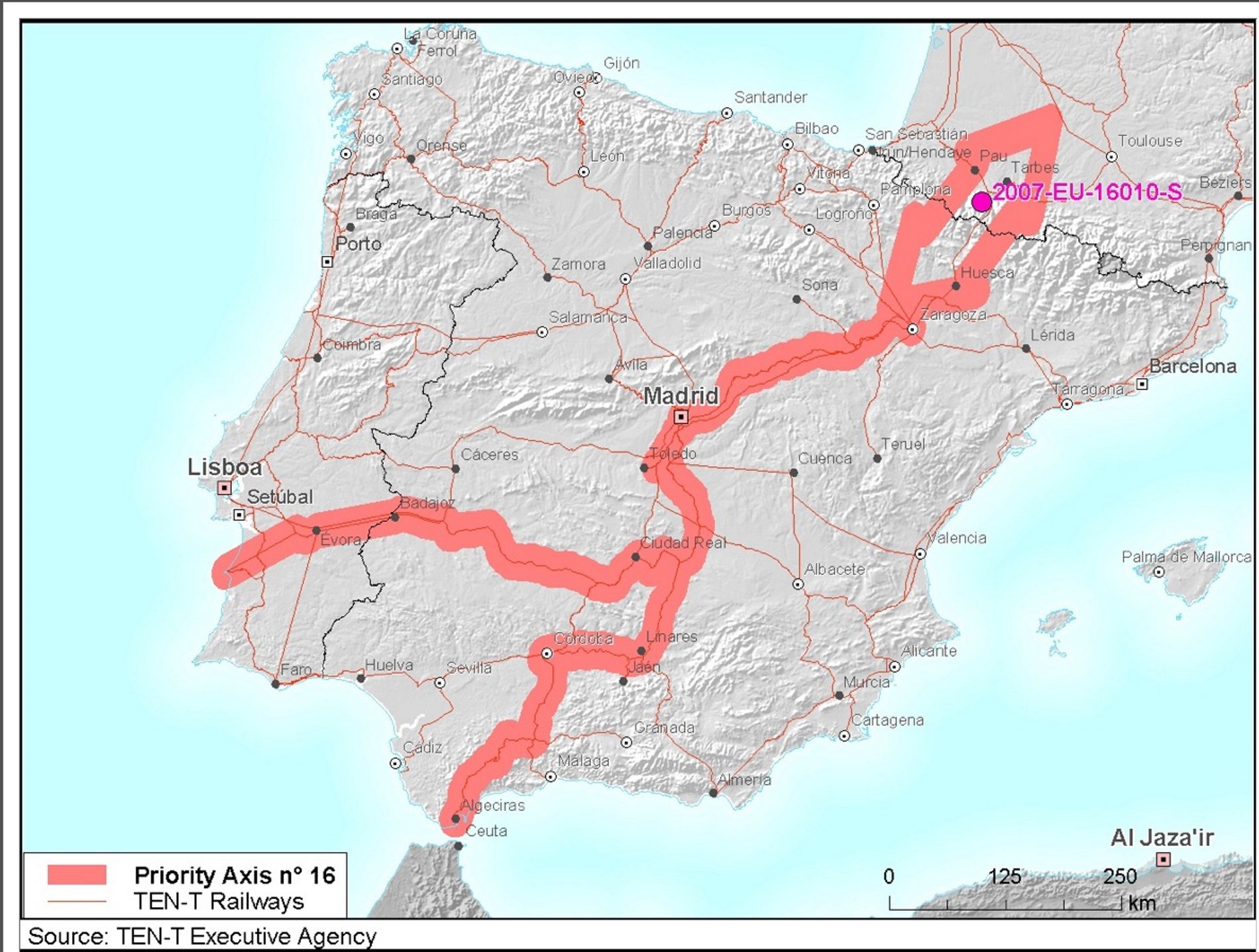 Podemos ignora el Corredor Mediterráneo y resucita el eje del aragonés