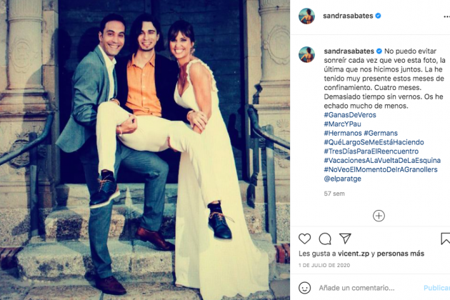 sandra sabates hermanos boda