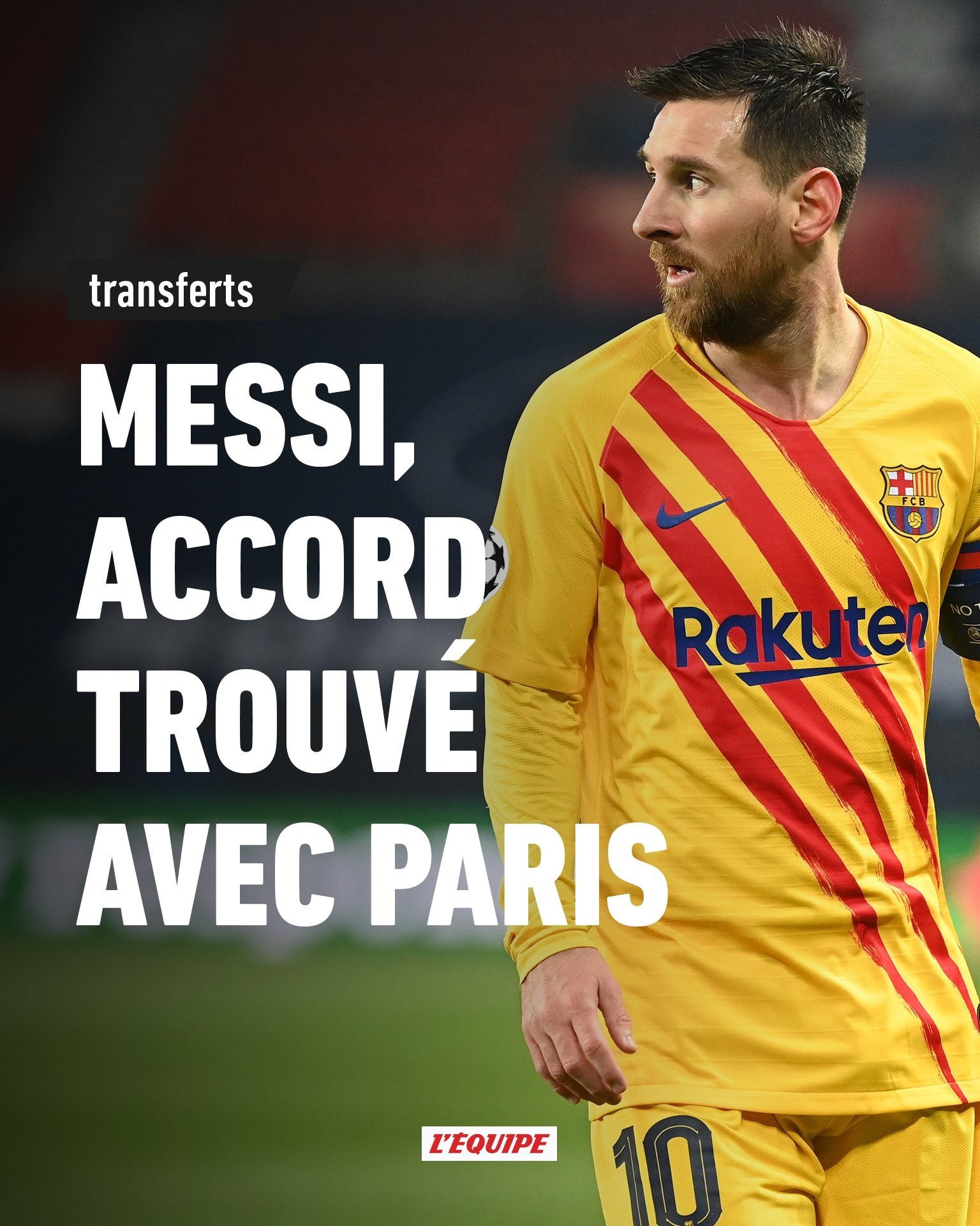 Messi acuerdo PSG LEquipe